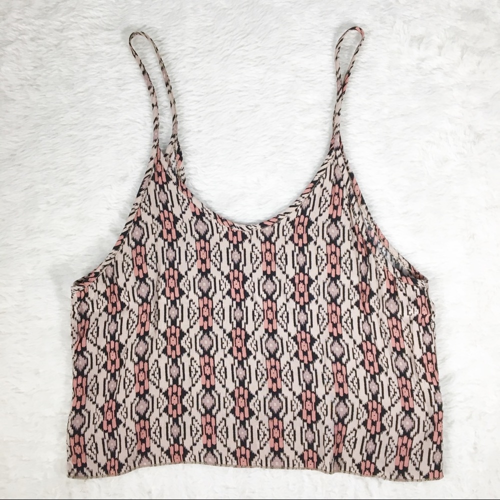 🔥2 for $15🔥Brandy Melville Aztec Print Crop Tank